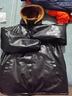 羅蒙（ROMON）pu皮衣皮褲套裝加絨加厚保暖防寒防油防水機車(chē)代駕中老年寬松男士 大護套裝 上衣+加護褲子 加厚 3XL 2尺6--2尺8 曬單實(shí)拍圖