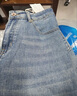 優(yōu)衣庫男女裝EZY DENIM牛仔褲水洗產(chǎn)品彈力長(cháng)褲新款479314 484331 484331/65寶藍色 M 曬單實(shí)拍圖