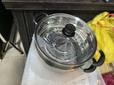 蒂洛克304不銹鋼多層復底蒸鍋家用蒸籠多功能煮燉湯鍋電磁爐燃氣灶專(zhuān)用 【304不銹鋼】復底款 2層 28cm 曬單實(shí)拍圖