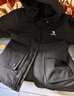 駱駝運動(dòng)工裝羽絨服男冬季新款情侶連帽防潑水加厚保暖外套男 曬單實(shí)拍圖