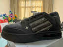 ON MAX明星同款小帆船板鞋秋冬厚底增高休閑鞋子潮流百搭女鞋黑色37碼 曬單實(shí)拍圖