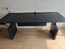 洛力克電動(dòng)升降電腦桌家用立式辦公學(xué)習桌臥室雙人游戲桌 CL39 標準版 馬鞍皮桌面+馬鞍皮護腿 200*80cm包安裝/雙人使用 曬單實(shí)拍圖
