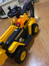 爸爸媽媽挖掘機玩具車(chē)兒童可坐人男孩遙控電動(dòng)可挖挖土機大號工程車(chē)帶推把 曬單實(shí)拍圖