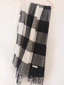 溥畔圍巾男士冬季韓版保暖圍脖潮流學(xué)生百搭脖套送男朋友情侶 黑白格子 曬單實(shí)拍圖