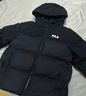 斐樂(lè )FILA情侶連帽羽絨服女2025冬連帽RGB多彩羽絨防風(fēng)防潑水外套男 正黑色-BK XL 180/100A/XL 曬單實(shí)拍圖