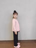 真維斯兒童保暖內膽套裝女童男童冬季加厚校服神器學(xué)生內穿冬裝衣服 粉 120 曬單實(shí)拍圖