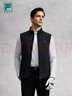 FILA 斐樂(lè )官方男士羽絨馬甲2025冬季新款高爾夫運動(dòng)基礎保暖上衣 深黑-BK M 170/92A/M 曬單實(shí)拍圖
