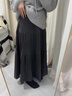 浪莎文藝風(fēng)琴百褶裙女冬季新款半身裙針織壓褶顯瘦大擺裙傘裙A字長(cháng)裙 曬單實(shí)拍圖