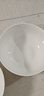浩雅釉下彩陶瓷餐具簡(jiǎn)約風(fēng)飯碗湯碗家用純白5英寸高腳碗8個(gè)裝 曬單實(shí)拍圖