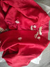 花花公子（PLAYBOY）喜慶敬酒服改良國風(fēng)新娘婚服2025新款提花秀禾服中式寬松盤(pán)扣禮服 套裝（紅色上衣 紅色半身裙）官方旗艦版 L 曬單實(shí)拍圖