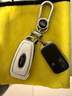 百車(chē)達適用福特鑰匙套?？怂垢ｎＫ逛J界翼虎翼博嘉年華途睿歐車(chē)包扣殼 【白色】+金屬扣 曬單實(shí)拍圖