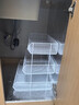 木格格廚房置物架臺面專(zhuān)用菜架簡(jiǎn)易果蔬收納籃灶臺上收納放菜架家用大全 白色大號 曬單實(shí)拍圖