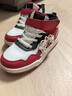江博士學(xué)步鞋運動(dòng)鞋冬季男女童保暖高幫兒童鞋B14244W004紅/米/黑30 曬單實(shí)拍圖