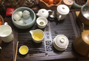 金灶（KAMJOVE）自動(dòng)上水整套茶具套裝 雞翅木實(shí)木茶盤(pán)功夫茶臺(tái)茶海電熱茶爐K-185 搭配E9 陶瓷茶具 茶渣桶 1個(gè) 曬單實(shí)拍圖