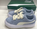 彪馬（PUMA）【面包鞋】多巴胺馬卡龍厚底滑板鞋女休閑鞋SUEDE 387321 暗藍色-白-純白色-04 38 曬單實(shí)拍圖