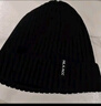 海瀾之家（HLA）帽子男士秋冬季保暖加絨毛線(xiàn)針織帽女含羊毛防風(fēng)防寒 黑色 曬單實(shí)拍圖