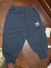 巴厘小豬男童褲子秋季2025新款女童束腳褲春秋寶寶牛仔褲長(cháng)褲兒童休閑褲 深邃藍 80 曬單實(shí)拍圖