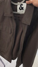 杰克·瓊斯（JACK&JONES）25年男裝秋季外套男款商務(wù)休閑夾克純色PU皮衣通勤多口袋外套上衣 E09巧克力棕色 M （175） 曬單實(shí)拍圖