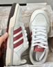 adidas ENTRAP美式校園風運動少年感復古籃球風板鞋男女阿迪達斯 白色/紅色   37 曬單實拍圖