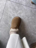 TGS UGG真皮厚底加絨勃肯鞋女款加厚保暖雪地靴2025新款冬季一腳蹬大棉鞋 駝色升級版保暖舒適 加絨 39 曬單實(shí)拍圖