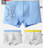 浪莎兒童內褲A類(lèi)男童平角褲抑菌內檔男孩青少年平角褲親膚透氣短褲頭 貪吃小豬（固定4條,2條隨機） 6條 180 建議體重90-105斤 曬單實(shí)拍圖