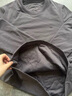 蕉下（beneunder）長(cháng)袖T恤男士衛衣氣絨服保暖打底衫圓領(lǐng)寬松舒適CL010石墨灰L 曬單實(shí)拍圖