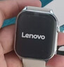 聯(lián)想（Lenovo）智能手表Watch Fit  輕薄大屏減脂血氧心率睡眠藍牙通話(huà)穿戴男女運動(dòng)手表 云石銀 男女朋友禮物 曬單實(shí)拍圖