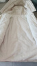 羅蒙（ROMON）派克服女冬季加絨棉服2025年新款收腰顯瘦小個(gè)子加厚棉衣棉襖外套 米白色 M 曬單實(shí)拍圖