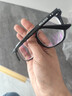 MOLSION陌森2025新品肖戰米蘭同款黑框眼鏡D型男女同款近視鏡架 MJ5135B10亮黑 鏡框+0元配0度防藍光鏡片 曬單實(shí)拍圖