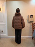俞兆林新中式媽媽冬裝羽絨棉服大毛領(lǐng)棉衣外套洋氣國風(fēng)中老年女加厚棉襖 卡其升級款 2XL 建議105-120斤 曬單實(shí)拍圖