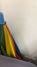 天堂傘雨傘直柄兒童小學(xué)生幼兒園可愛(ài)安全長(cháng)柄晴雨兩用遮陽(yáng)傘男女 IP款-皮球-彩虹 曬單實(shí)拍圖