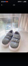 樸西冬季可外穿羽絨布防水包跟女士棉拖鞋室內保暖兩穿 太空灰 44-45 曬單實(shí)拍圖