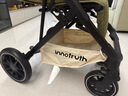 InnoTruth輕羽嬰兒車(chē)睡籃推車(chē)二合一0-3歲用可折疊輕便可坐可躺帶減震0至6 4代青芥綠【二合一】推車(chē)+睡籃 曬單實(shí)拍圖