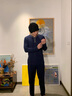 Charm Kendo男士睡衣男莫代爾春秋款高檔透氣薄款寬松休閑可外穿家居服套裝 藏青【莫代爾家居服套裝禮盒款】 送老公實(shí)用高級感 XL(130-155斤) 曬單實(shí)拍圖