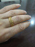 銅錢(qián)金戒指鏤空設計精致吸睛好運日常佩戴顯格調氣場(chǎng)百搭不掉色 簡(jiǎn)約金色錢(qián)幣戒指1個(gè)【活口可調節大小】 曬單實(shí)拍圖