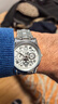 (0.01)2025新款機芯全自動(dòng)非機械表男防水夜光精鋼鏤空男士手表 光明銀帶白面 曬單實(shí)拍圖