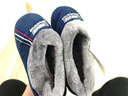 回力室內包跟男士棉拖鞋厚底保暖棉鞋冬季帶后跟居家加絨拖鞋女冬 藏青色 40-41 標準碼 曬單實(shí)拍圖