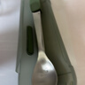 樂(lè )扣樂(lè )扣（LOCK&LOCK）304不銹鋼筷子勺子套裝餐具收納盒 便攜餐具盒裝2件套 淺豆綠 曬單實(shí)拍圖