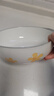 嘉蘭10.5英寸雙耳碗陶瓷雙耳湯碗創(chuàng  )意防燙白色簡(jiǎn)約大碗日式泡面碗家用 10.5英寸花韻雙耳湯碗1個(gè) 曬單實(shí)拍圖