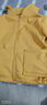 SHANGTAO加絨加厚連帽開(kāi)衫衛衣女秋冬女裝新款保暖長(cháng)袖大碼寬松休閑短外套 黃色 2XL 建議120-130斤 曬單實(shí)拍圖