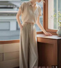 皮爾卡丹（pierre cardin）2025新款冷淡系感干練氣質(zhì)時(shí)尚職業(yè)襯衫褲子兩件套裝女裝夏季 兩件套 XL 高品質(zhì)【建議115-130斤】 曬單實(shí)拍圖