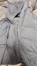 優(yōu)衣庫男裝無(wú)縫羽絨大衣/外套夾克連帽羽絨服保暖470079 07 青灰色 3XL /185/120C 曬單實(shí)拍圖