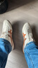 Onitsuka Tiger鬼塚虎運動(dòng)休閑鞋時(shí)尚百搭低幫休閑男女鞋子MACHU RACER 白色/橙色 42.5 曬單實(shí)拍圖