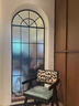 法式奶油風(fēng)拱形復古假門(mén)窗玄關(guān)隔斷鐵藝玻璃屏風(fēng)創(chuàng  )意歐式裝飾拱門(mén) A款：水紋玻璃/平方價(jià) 曬單實(shí)拍圖