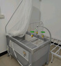 coolbaby嬰兒床可調高度可移動(dòng)多功能折疊新生兒寶寶床米色基礎款 曬單實(shí)拍圖