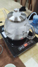益茶福全自動(dòng)上水電熱水壺茶臺燒水壺抽水燒水一體機玻璃底部上水單壺茶幾保溫泡茶壺開(kāi)水壺煲水壺 1L 玻璃套裝黑色 曬單實(shí)拍圖