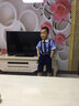 蘿卜唄唄 兒童套裝禮服男童演出服夏季背帶女童幼兒園中小學(xué)生校服主持合唱服裝韓版英倫春夏 男童藍(lán)色（襯衫+短褲+領(lǐng)帶+背帶+襪子） 90cm建議體重20-26斤 曬單實(shí)拍圖