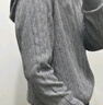 優(yōu)衣庫女裝可機洗紐花針織連帽套頭衫/25秋冬新款478871 06 鉛灰色 L /160/88 曬單實(shí)拍圖
