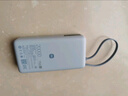 【95成新】小米（MI）【3C認證】自帶線(xiàn)充電寶20000 67W 淺藍色 可上飛機/火車(chē) 可充手機平板筆記本耳機 iPhone安卓可用 曬單實(shí)拍圖