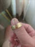 飾薇沙金百福臨門(mén)活口戒指越南男女士金戒指18k仿金戒指男女結婚指環(huán) 百福臨門(mén)戒指 男女通用 開(kāi)口可調節 曬單實(shí)拍圖